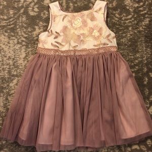 Blush floral dress 2T